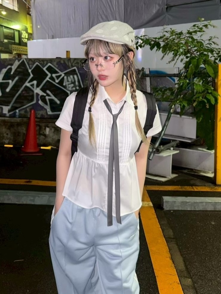 【FANCY CLUB】Angel Dot Hunting Cap / 【ファンシークラブ】エンジェルドットハンチング帽子