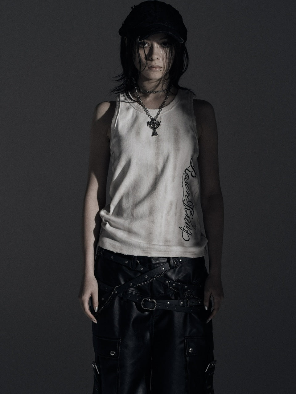【Rosen Kreuz】ASHES HALO TANK TOP