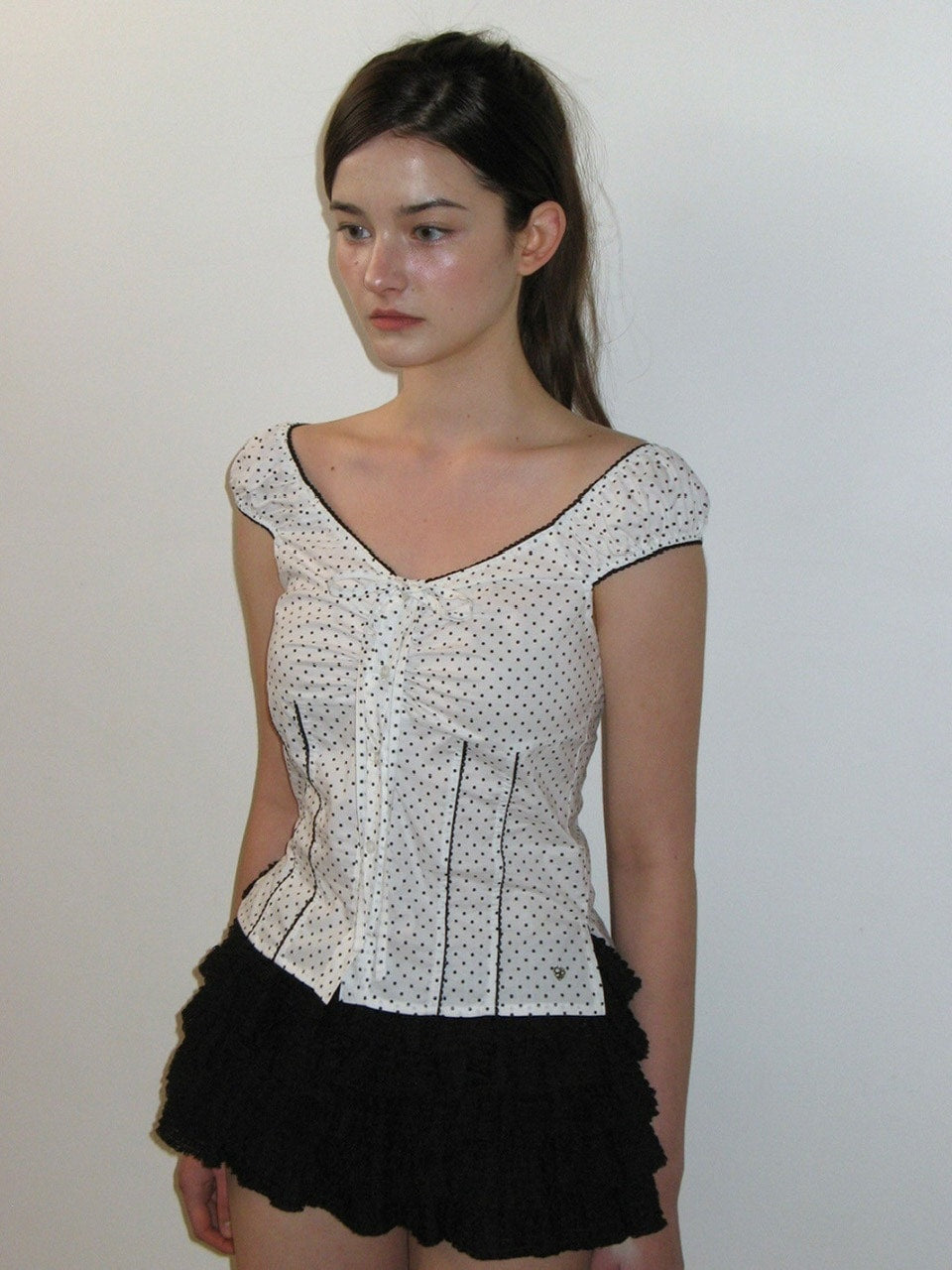 【CRANK】LACE CANCAN SKIRT PANTS