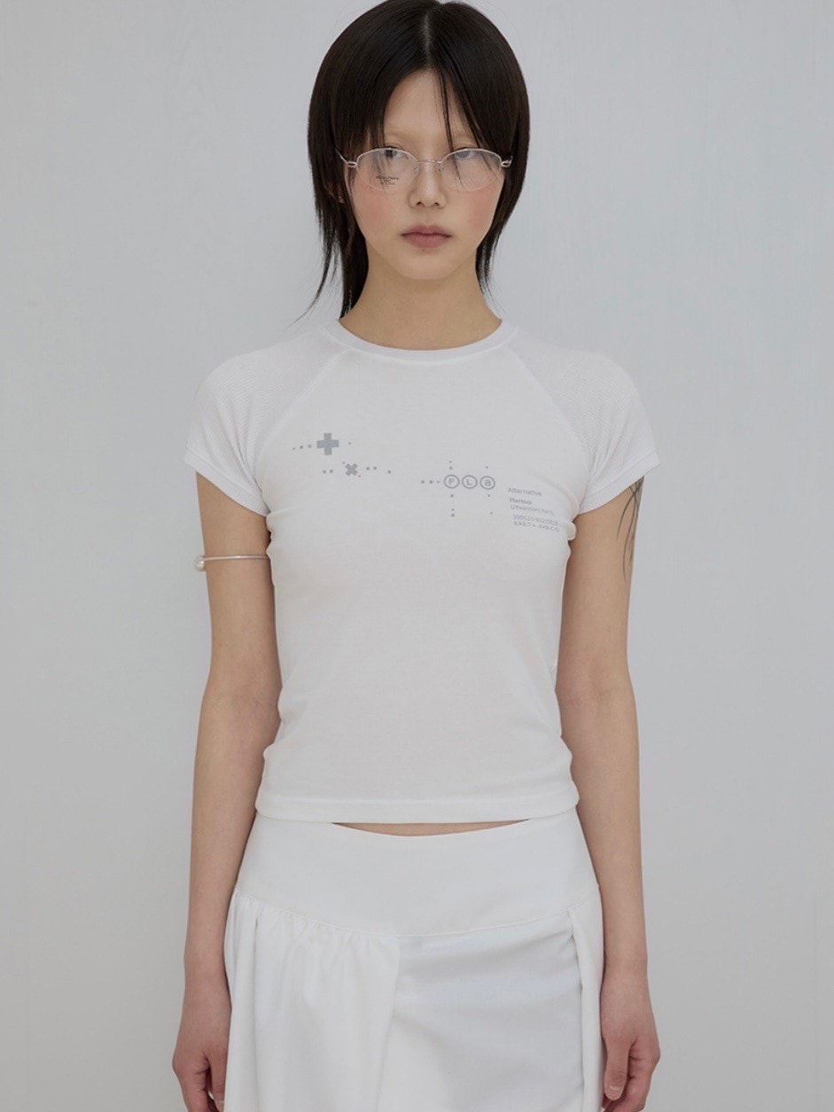 【FLAREUP】Muta Waffle Raglan T-Shirt