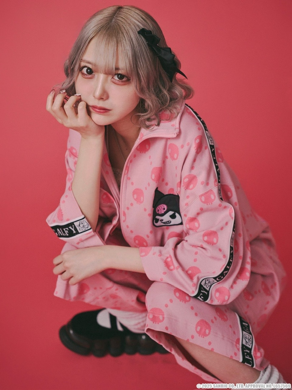 【GALFY×KUROMI】ドクロだらけ夏セットアップ