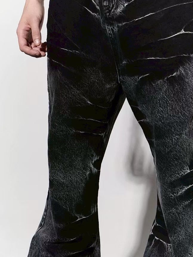 【DND4DES】MUSTACHE WASHED FLARED JEANS