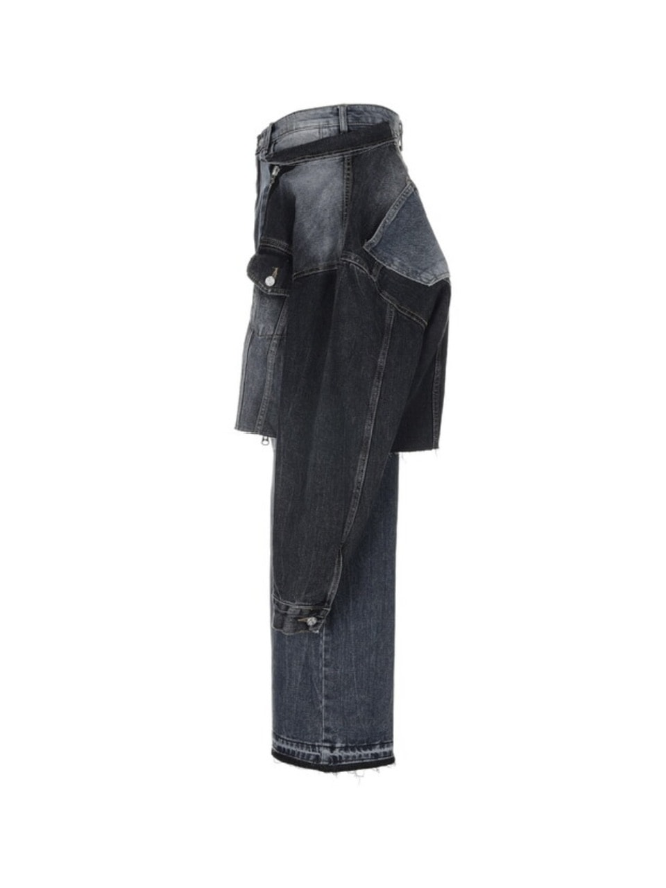 【SURGERY】hybrid set-up docked jeans / 【サージェリー】ハイブリッドセットアップドッキングデニムパンツ