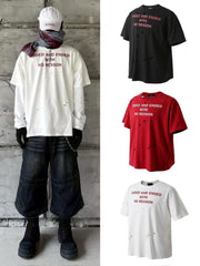 【roaringrad】DAMAGE LETTERING T-SHIRTS / 【ロアリングラド】ダメージロゴ半袖Tシャツ