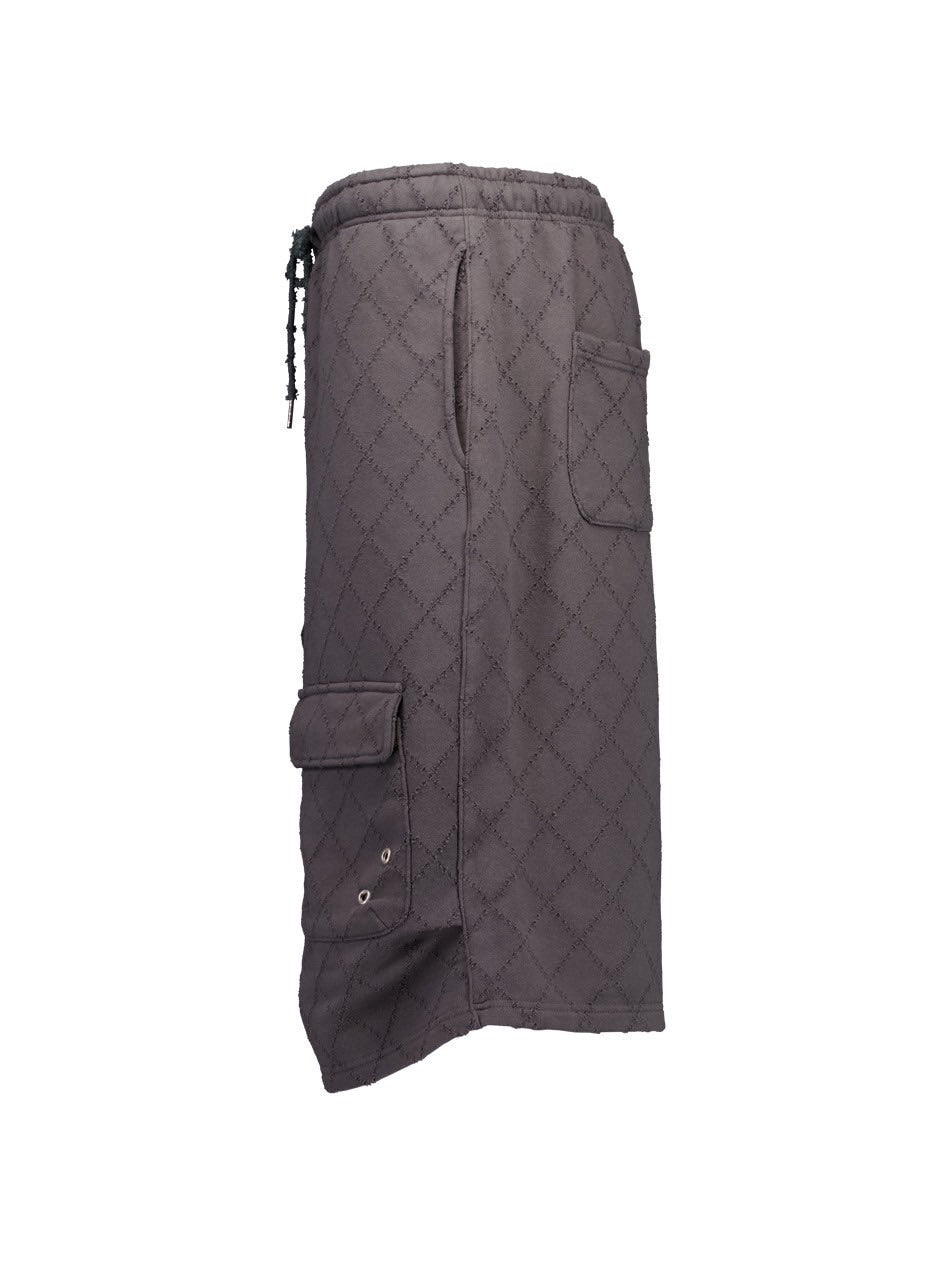 【SETUP‐EXE】PUNCHING BERMUDA SWEATPANTS / 【セットアップエグゼ】パンチングバミューダスウェットショートパンツ