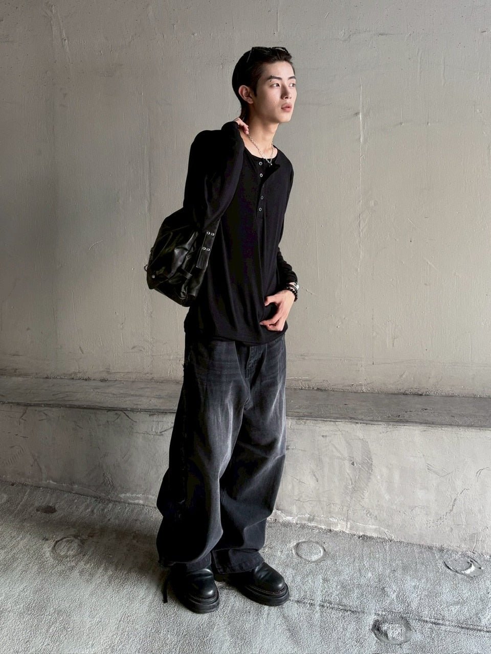 大阪店WEB限定受注制【Chikashitsu +】vintage eyelet shoulder bag / 【チカシツプラス】ビンテージアイレットショルダーバッグ