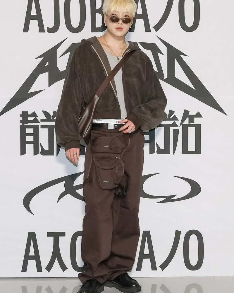 【AJOBYAJO】Leg Bag Pants / 【アジョバイアジョ】レッグバッグカーゴパンツ