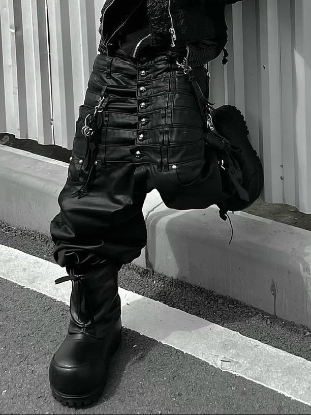 【UNIZ】8 Backs J-Cut Pants