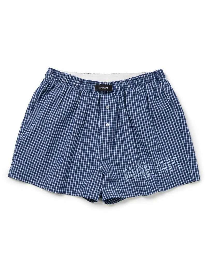 【AAKAM】Check Boxer