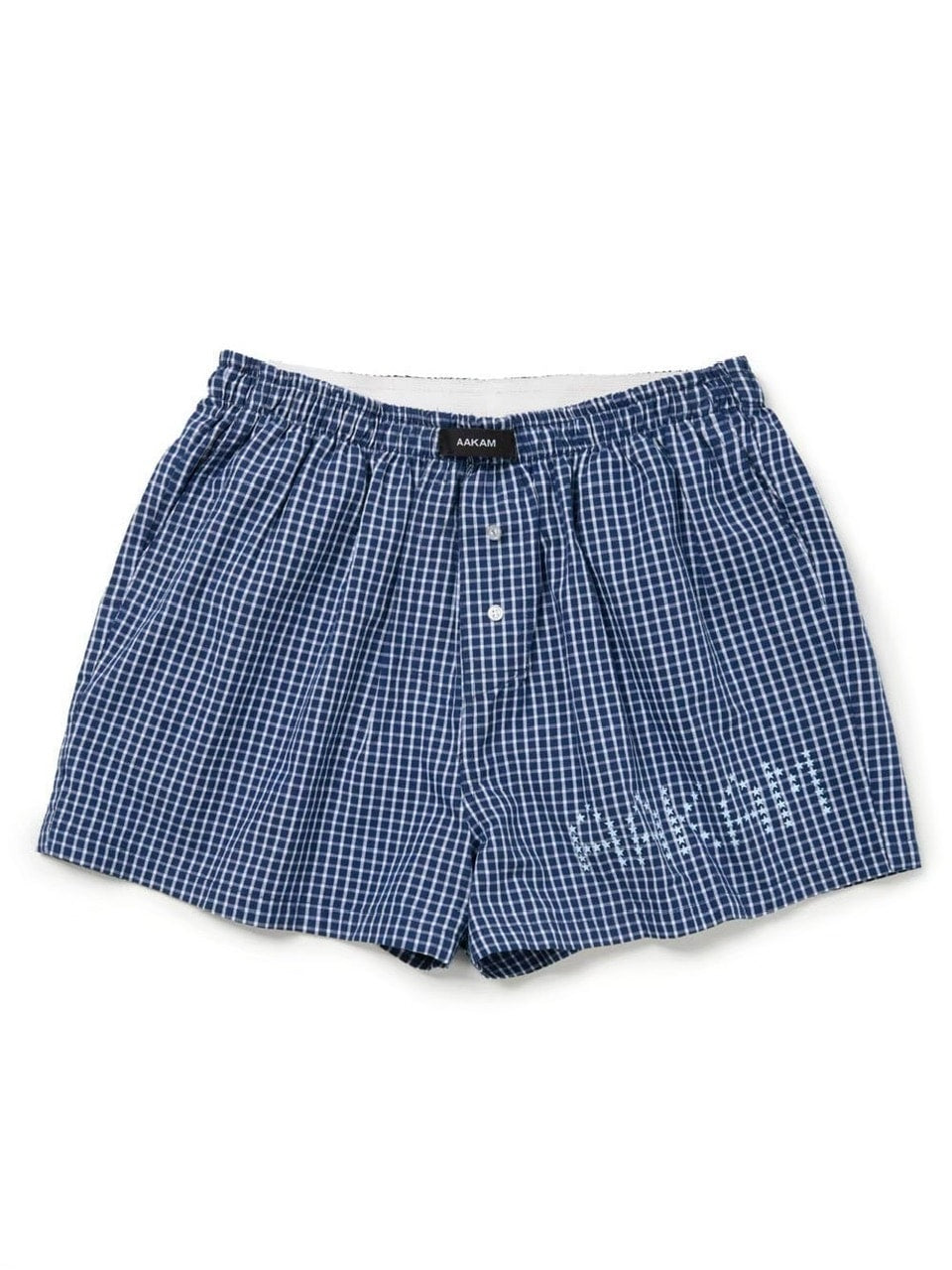 【AAKAM】Check Boxer