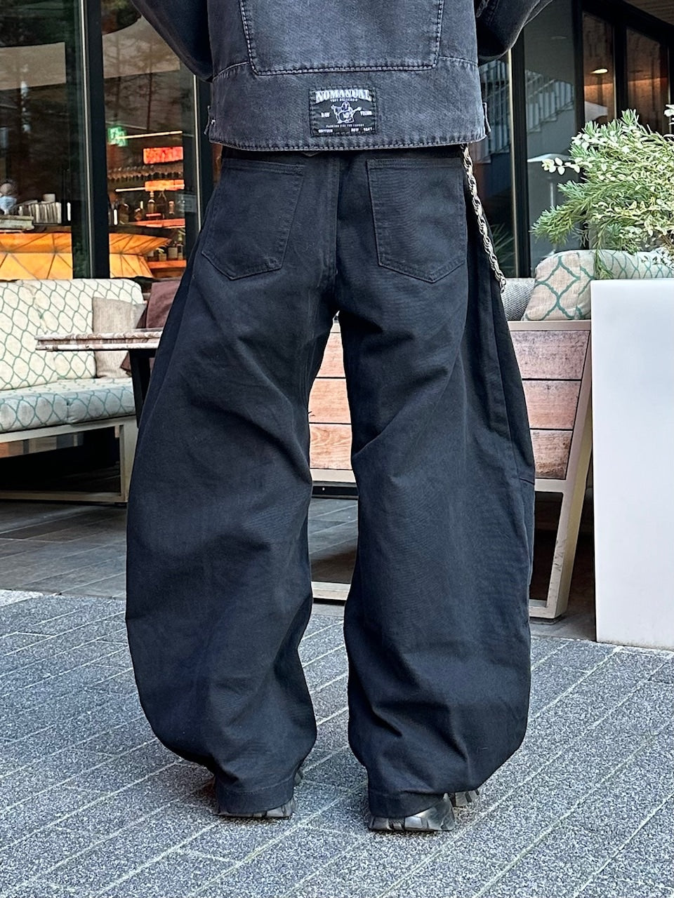 大阪店WEB限定受注制【Chikashitsu +】deep ballon curve pants / 【チカシツプラス】ディープバルーンカーブパンツ (2color)
