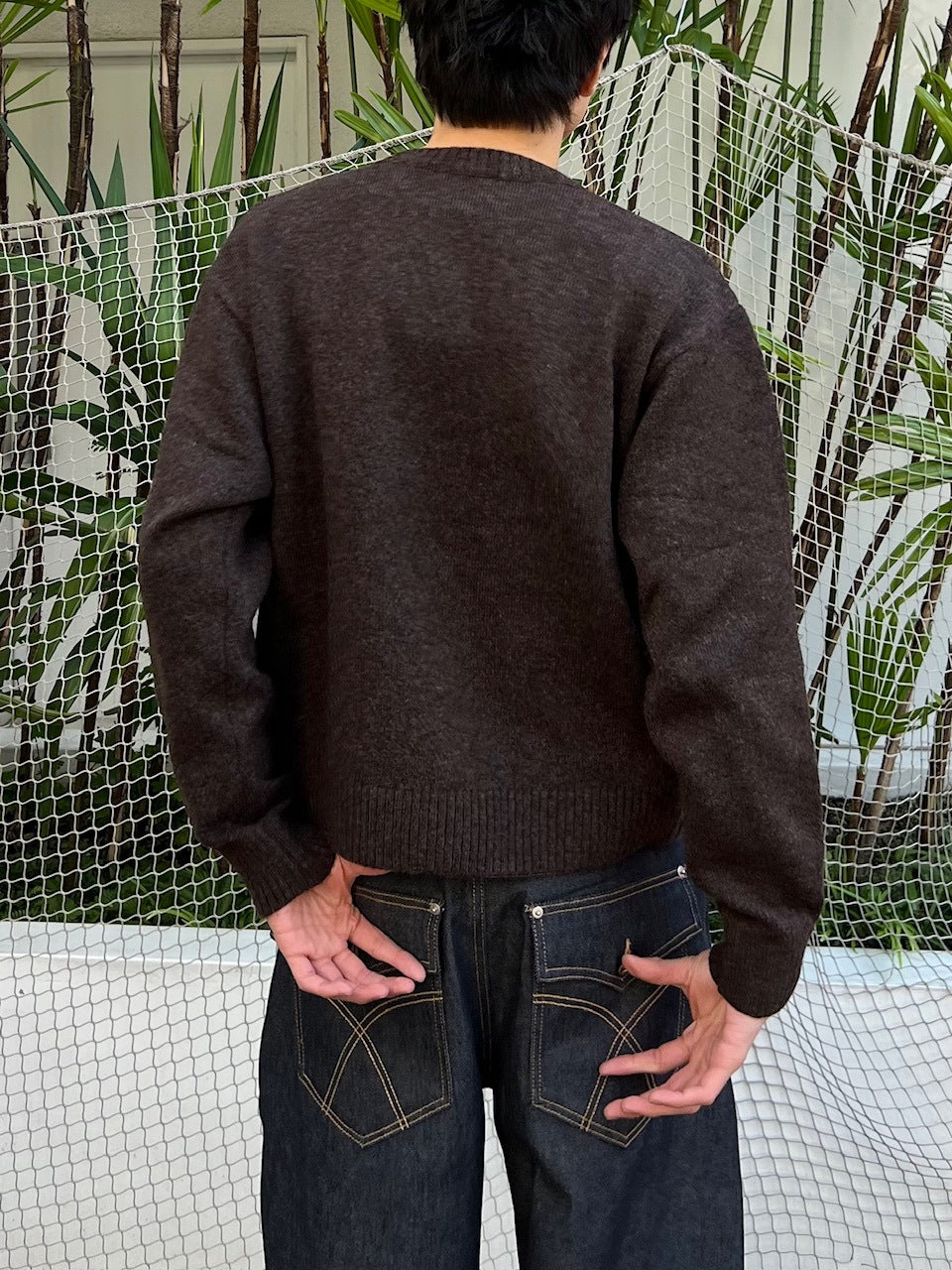 東京店WEB限定受注制【Chikashitsu +】soft touch crew neck knit / 【チカシツプラス】ソフトタッチクルーネックニット (6color)