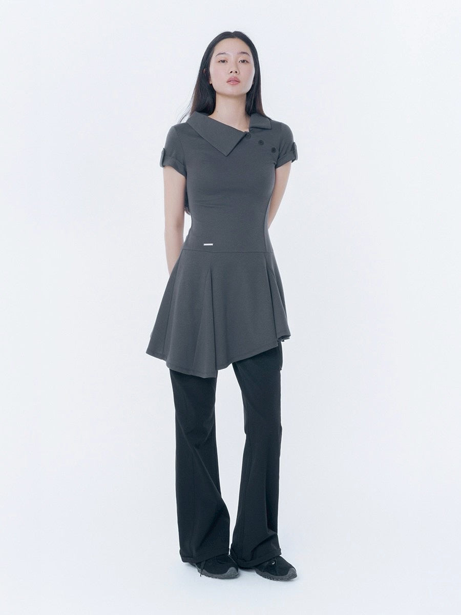 【Miseki seoul】Ribbed side pocket pants