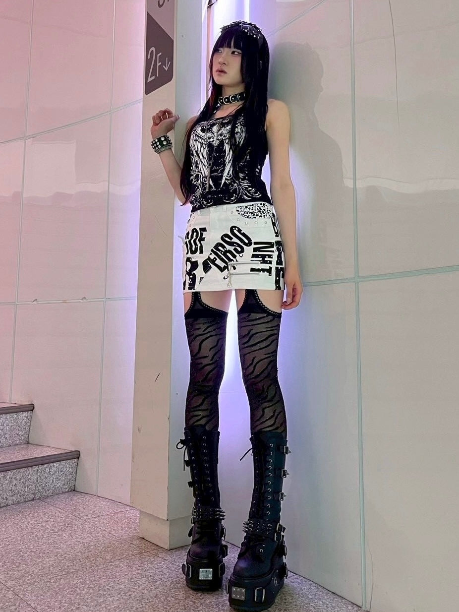 7/11 20:00発売 国際配送【BABY09】Gothic layered camisole (3color)