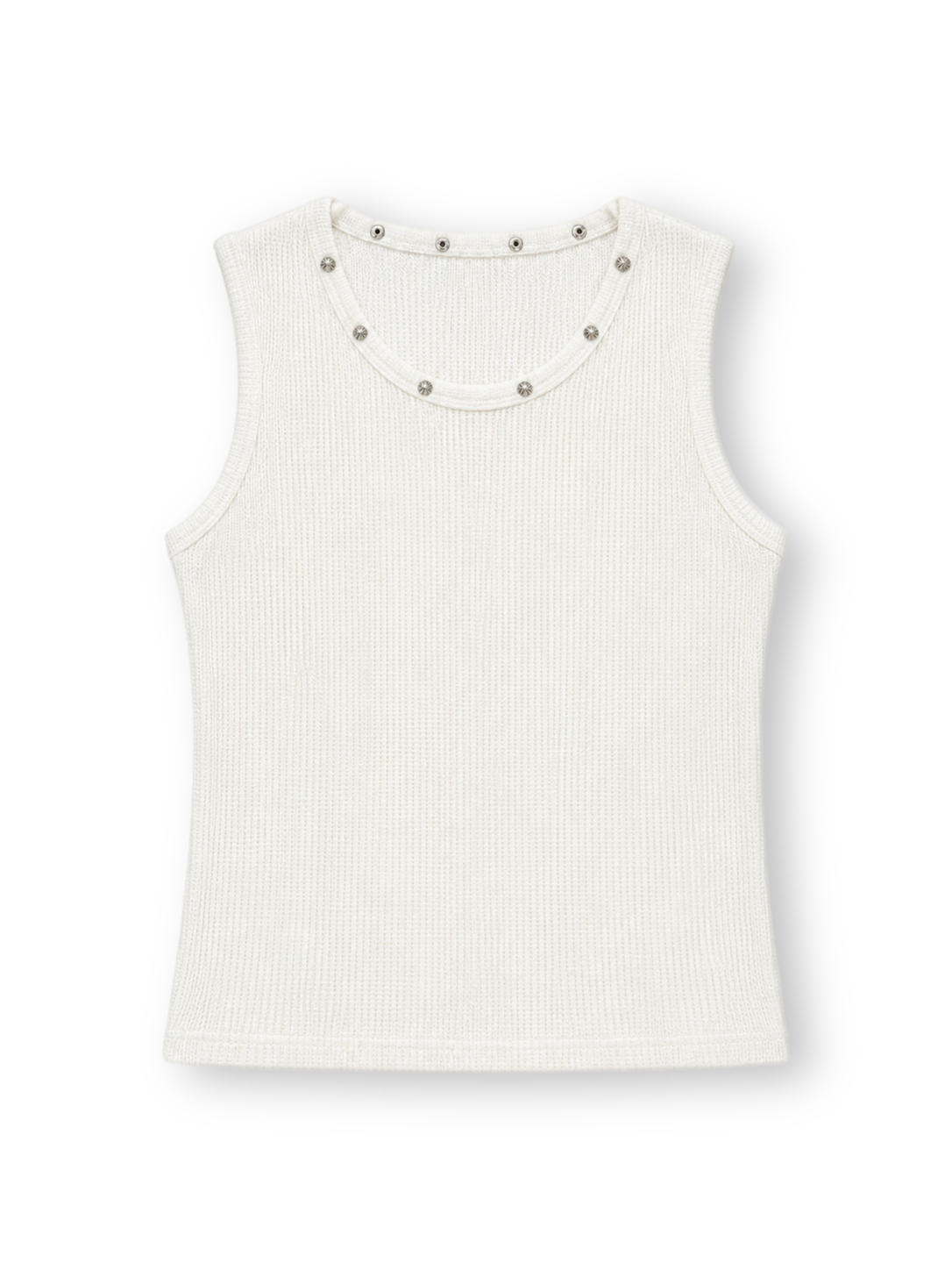 大阪店WEB限定受注制【Chikashitsu +】neck studs tank (3color)