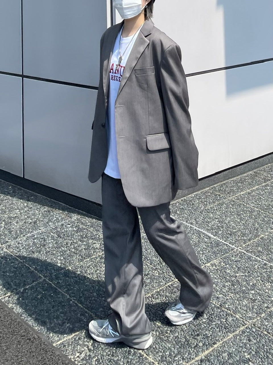 【Chikashitsu +】set up shingle jacket (4color)