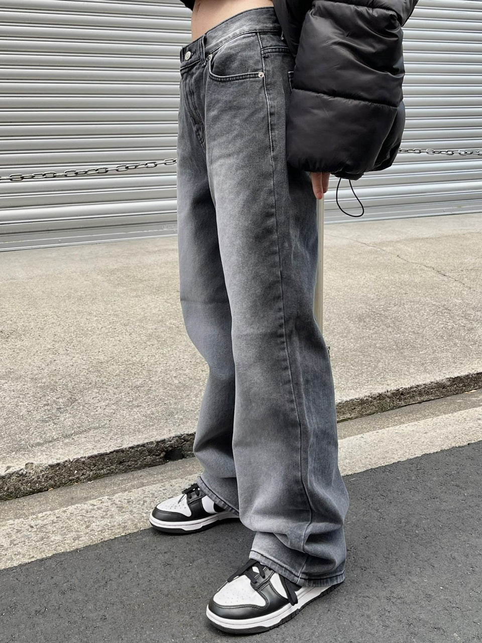 【Chikashitsu +】vintage wash denim pants (2color) / 【チカシツプラス】ヴィンテージウォッシュデニムパンツ