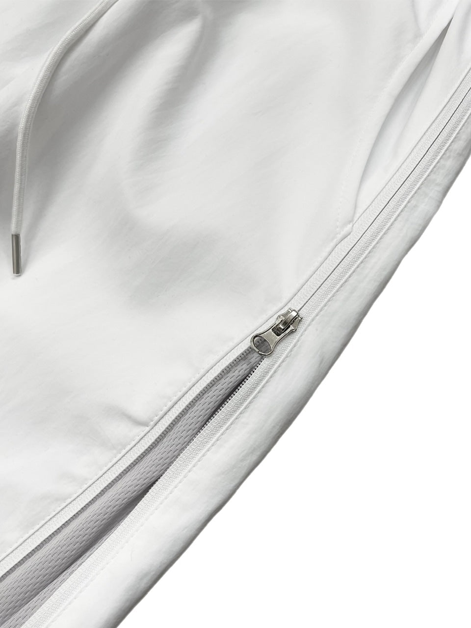 受注制【Chikashitsu +】side zip wide nylon pants (3color)