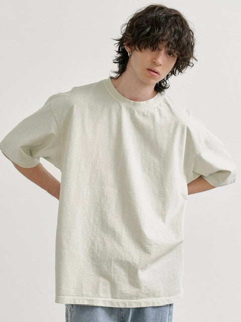 【RE:ON STUDIO】REON BACK LOGO PIGMENT T-SHIRT