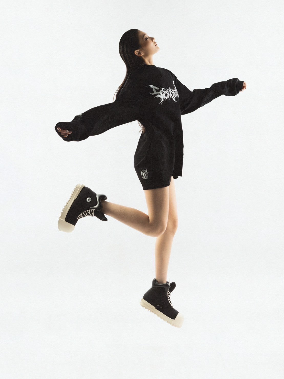 【F.V.V.O】THICK SOLED HIGH TOP BOOTS / 【フリーワールドオーダー(エフヴィーヴィーオー)】スニーカーライクミドルブーツ