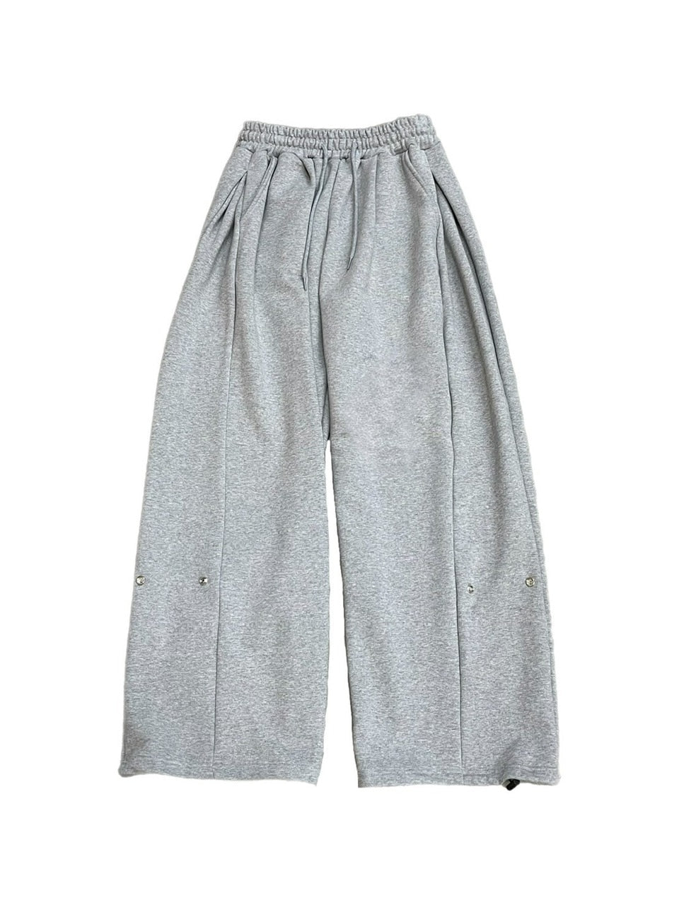 ✨️新品✨️ FUGAFUGA パッチワーク ガウチョパンツ ネイビー/グレー LUGIVA TOKYO(ルギバ トーキョー)ゆったり美脚ポンチ素材カーブパンツ