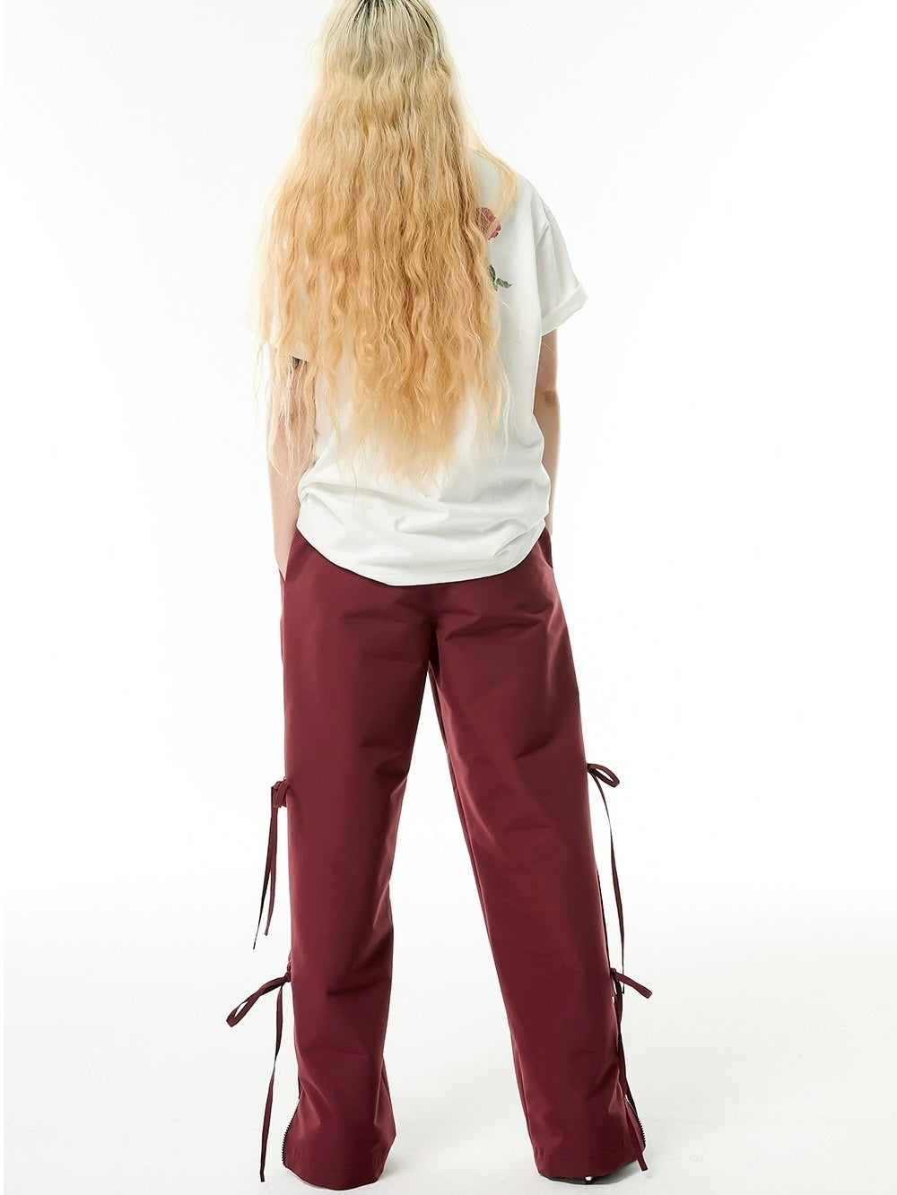 【ESC STUDIO】ribbon training pants