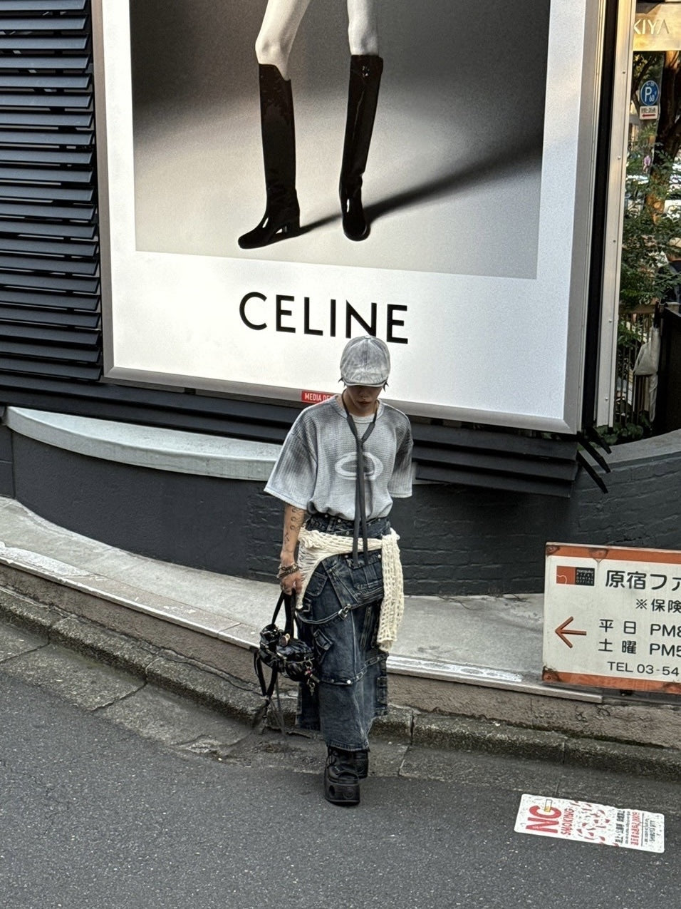 受注制【Never mind the XU】washing waffle tee (3color)