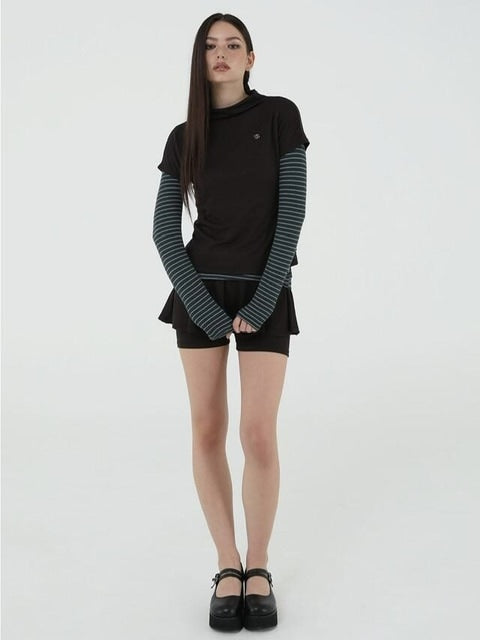 【Uglyshadow】US FLARE SKIRT PANTS