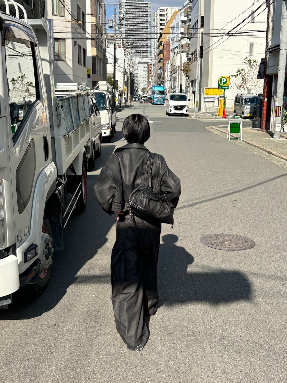 受注制【oaks】fake leather jacket (2color) / 【オークス】フェイクレザージャケット