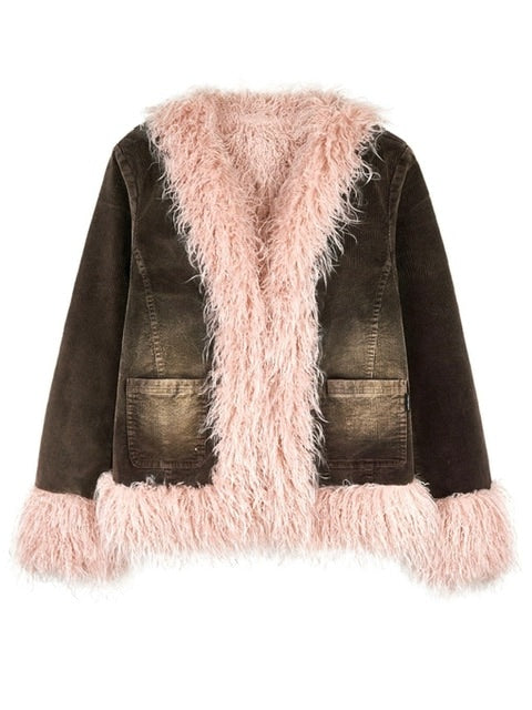 【YOUTHBATH】Fluffy washed jacket