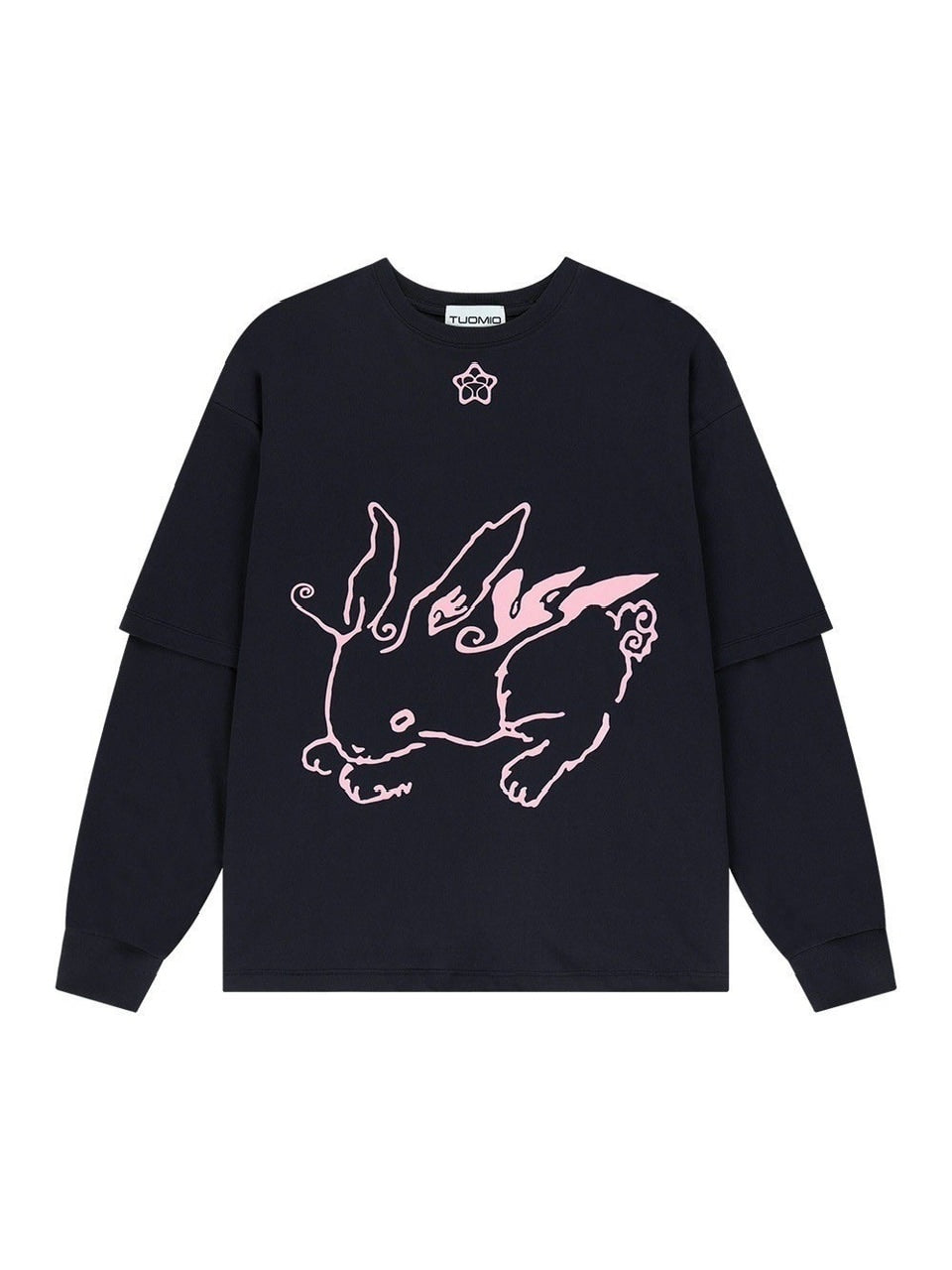 【TUOMIO】BUNNY LAYERED LONG SLEEVES