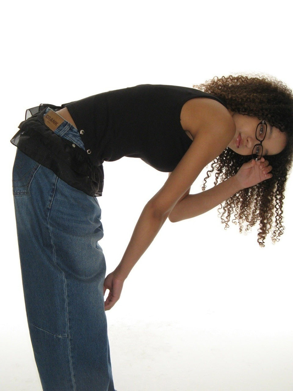 【CRANK】FRILL SNAP SLEEVELESS