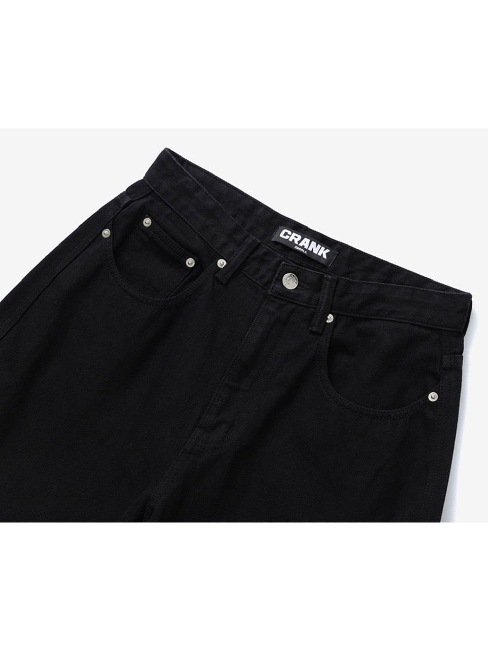 【CRANK】STUD WIDE JEANS