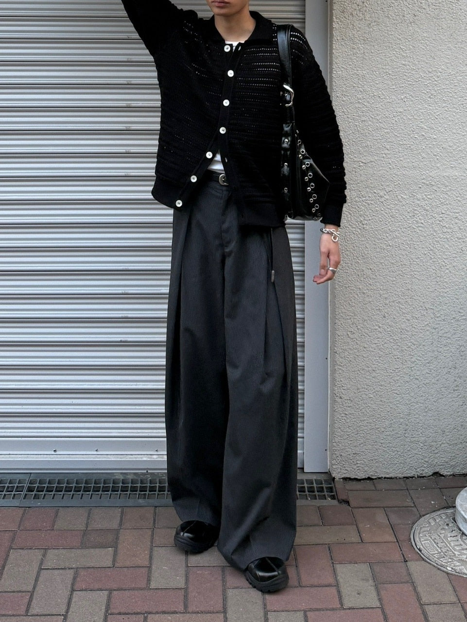 東京店WEB限定受注制【Chikashitsu +】eyelet cross bag