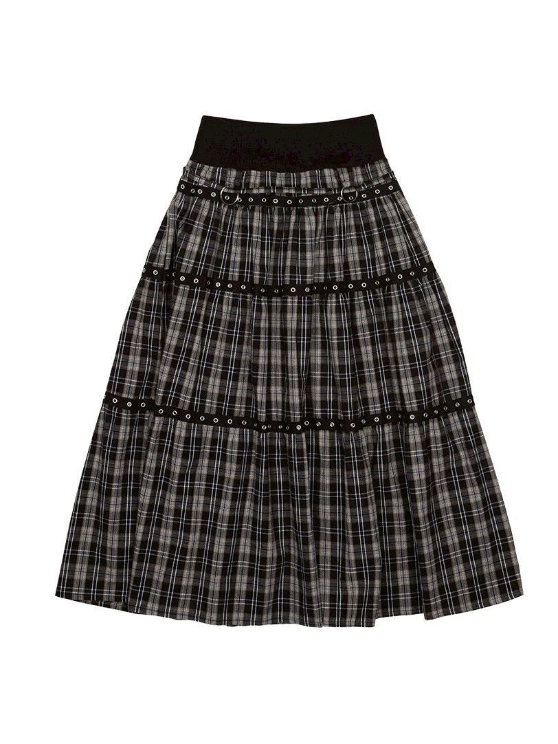 NOT KNOWING】Tiered Eyelet Maxi Skirt – PRESSING WEB SHOP