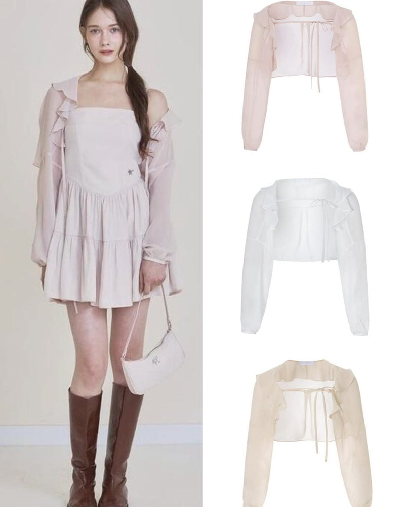 【NOTYOURROSE】Fairy chiffon bolero