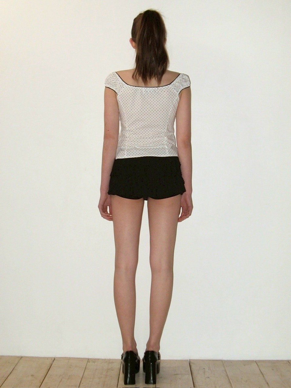 【CRANK】LACE CANCAN SKIRT PANTS