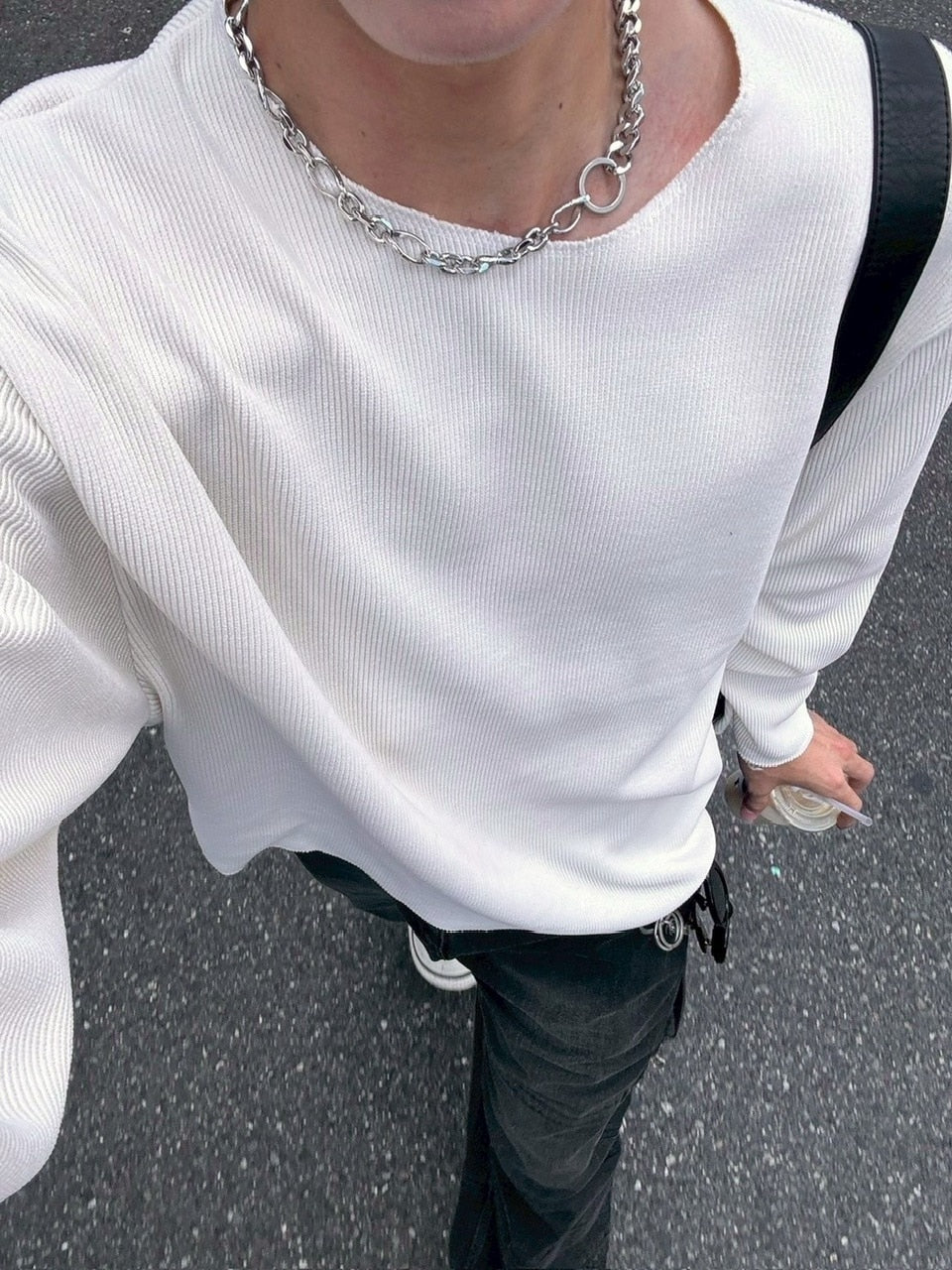 大阪店WEB限定受注制【Chikashitsu +】simple deck crew neck knit / 【チカシツプラス】シンプルデッキクルーネックニット (3color)