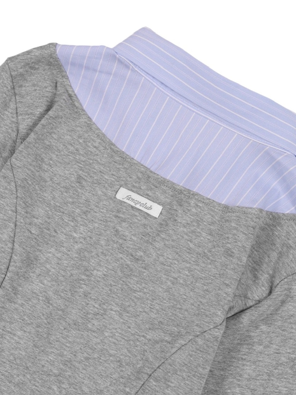 【FANCY CLUB】SHIRT LAYERED LONG SLEEVE / 【ファンシークラブ】シャツレイヤード長袖Ｔシャツ