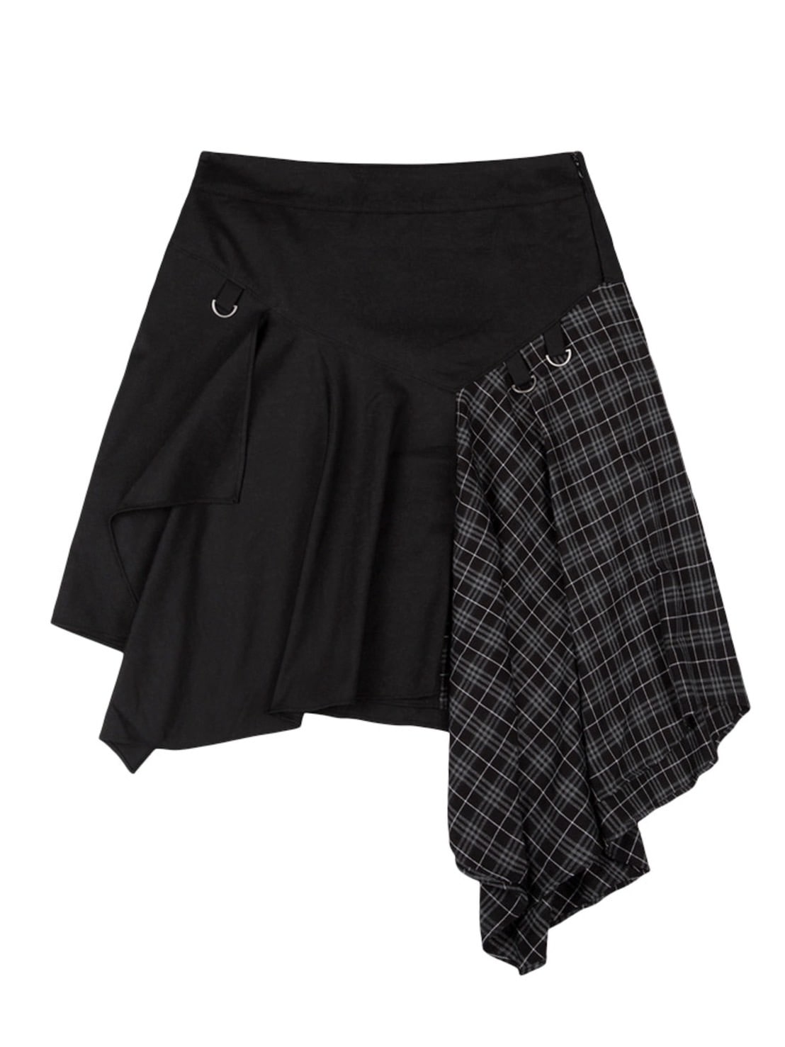 【TUOMIO】LAYERED ASYMMETRIC SKIRT / 【トゥオミオ】レイヤードアシンメトリースカート