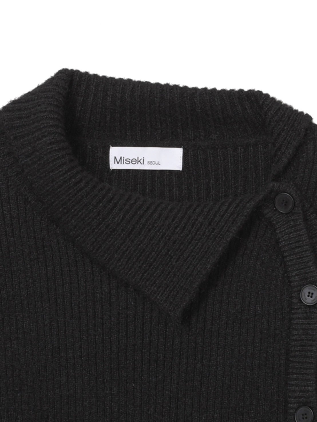 【Miseki seoul】Side button knit