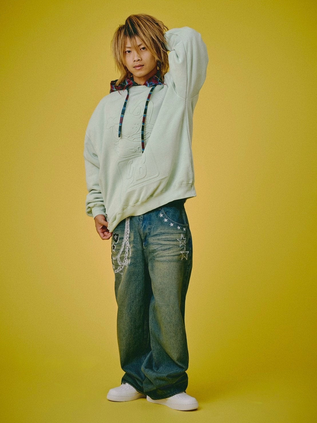 【GALFY】ジャラジャラギャル男デニム