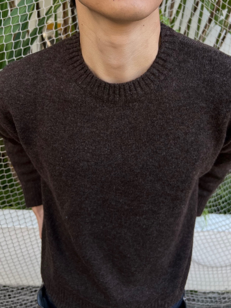 東京店WEB限定受注制【Chikashitsu +】soft touch crew neck knit / 【チカシツプラス】ソフトタッチクルーネックニット (6color)