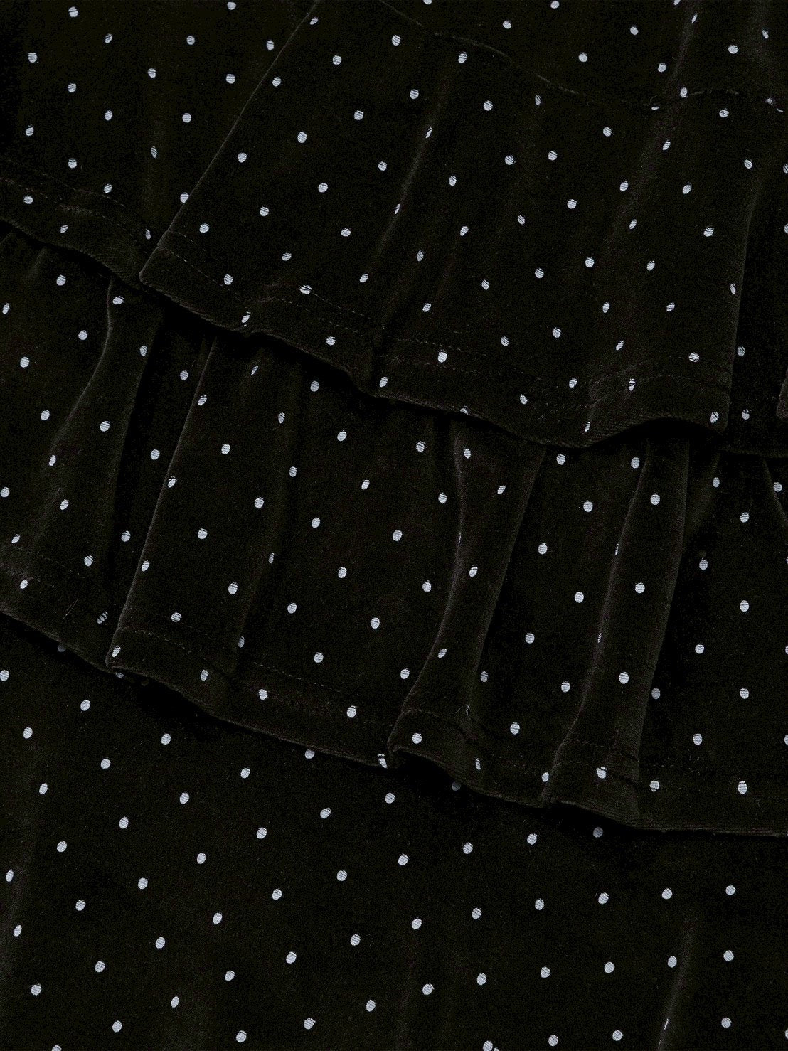 12/21 20:00 発売【Uglyshadow】DOT VELVET CANCAN MIDI SKIRT PANTS