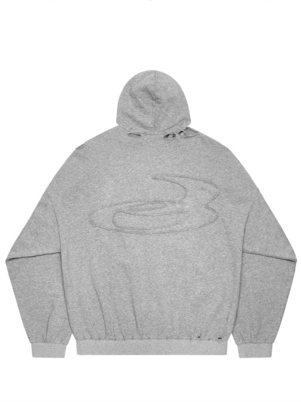 【BLACK PURPLE】Shadow Loop Zip-Up Hoodie