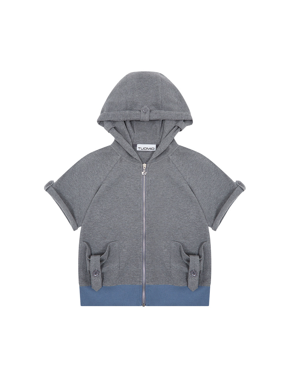 【TUOMIO】ROLLING HOODED ZIP-UP