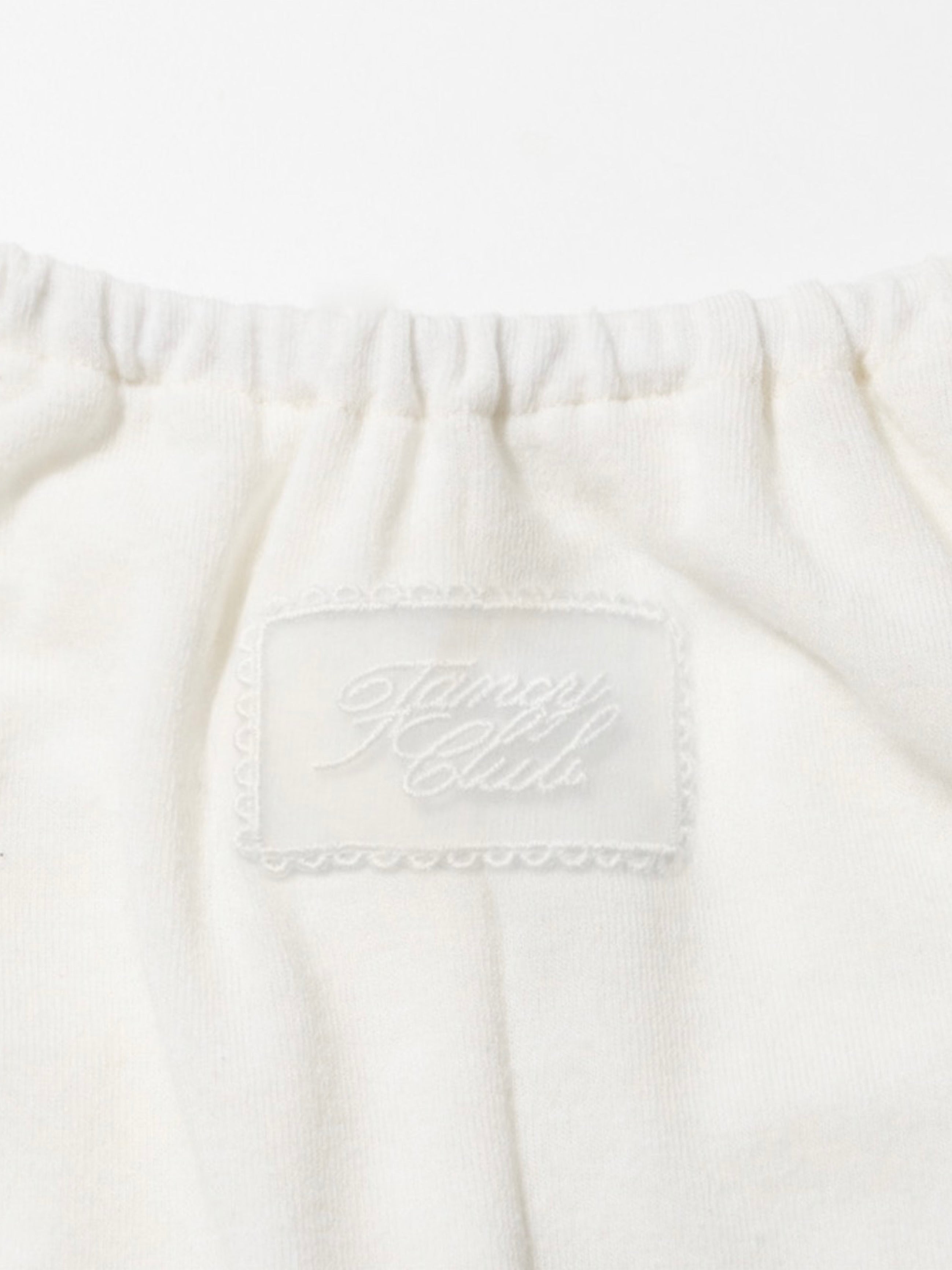 【FANCY CLUB】SOFT BUTTON OFF-SHOULDER TOP