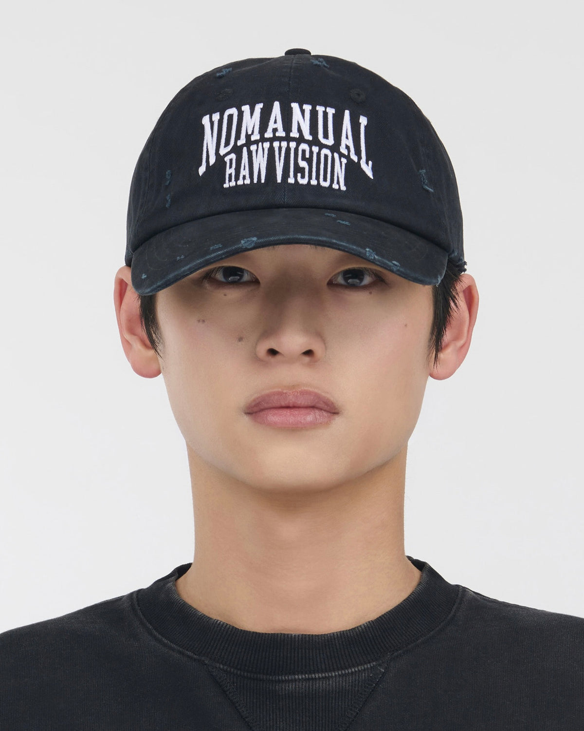 【NOMANUAL】RAW VISION DAMAGED BALL CAP
