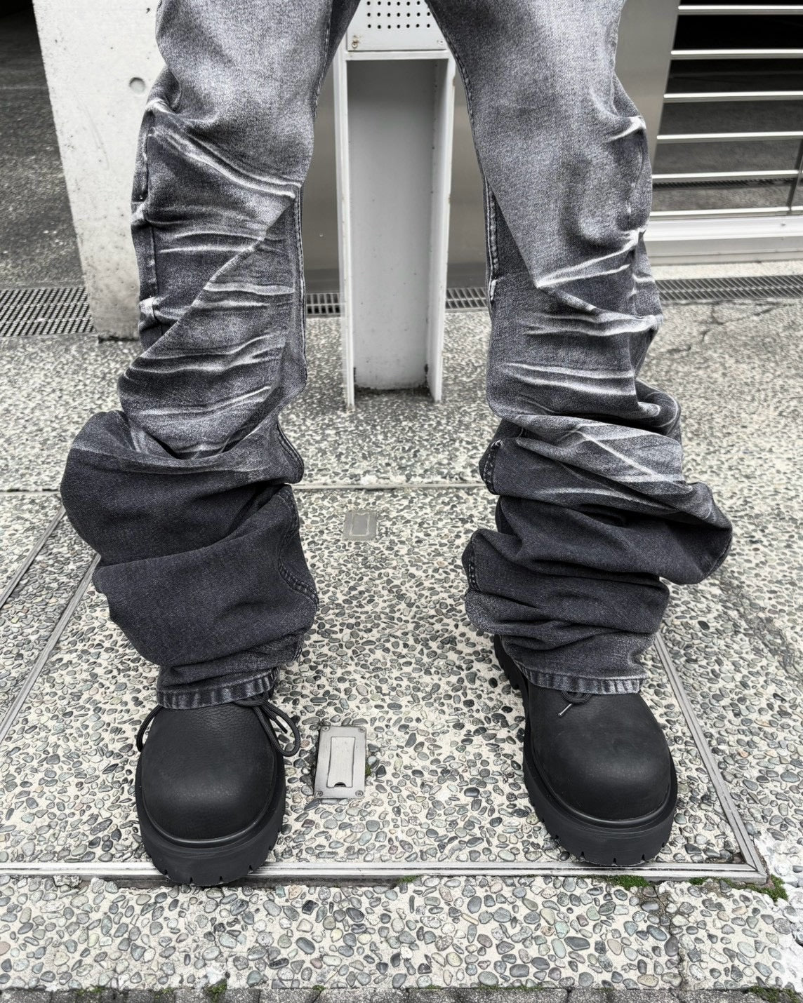 受注制【nmtc+】Lace Up Work Boots