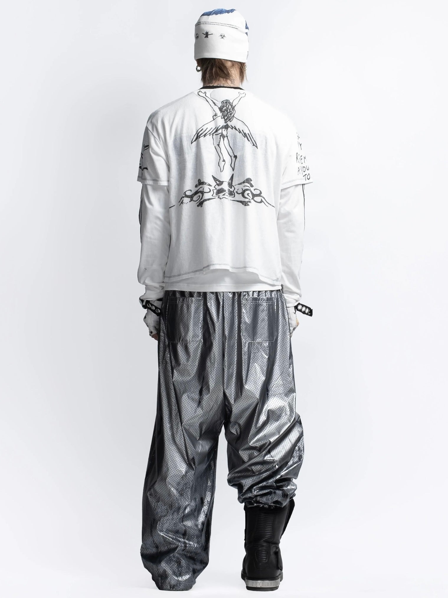 【F.V.V.O】Parody Graphic Ringer Tee